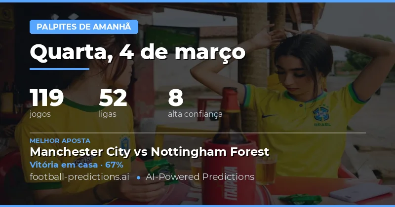 Predictions de Futebol 4 de Março de 2026: Melhores Apostas e Análises