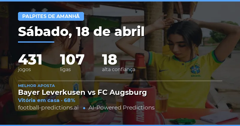 Visão Geral das Partidas de Amanhã