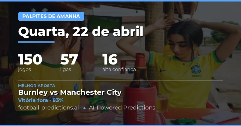 Visão Geral das Partidas de Amanhã