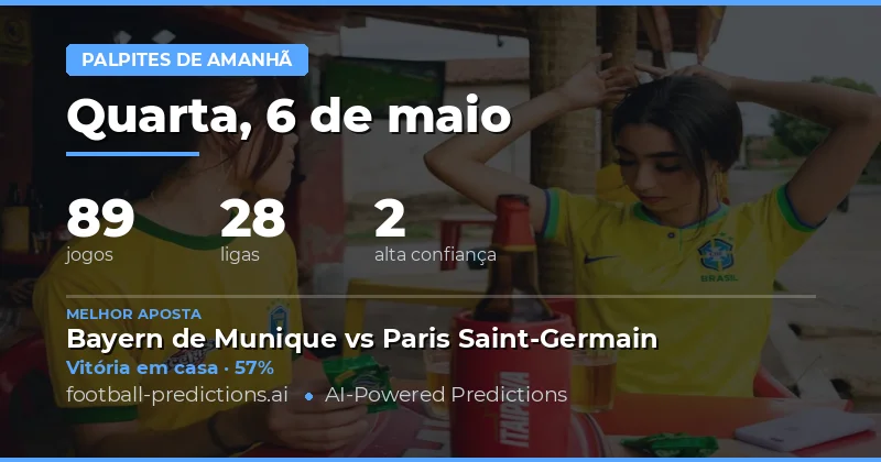 Análise Geral das Previsões para Amanhã