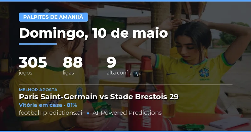 Análise Geral das Previsões para Amanhã