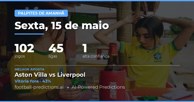 Análise Geral das Partidas de Amanhã