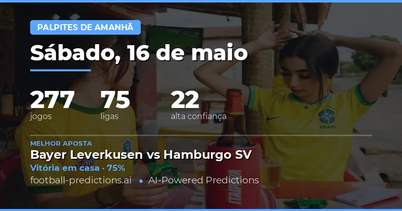Análise Geral dos Jogos de Amanhã