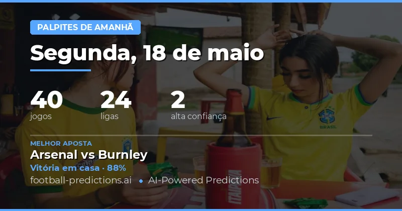 Análise Geral das Previsões para Amanhã