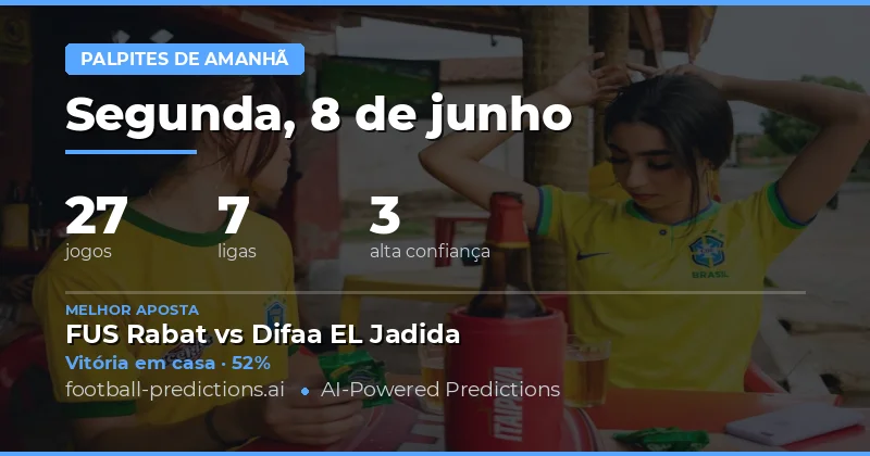 Oportunidades de Apostas para esta Segunda-Feira