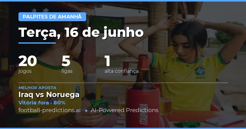 O Grande Dia no Calendário Internacional: Iraque vs Noruega Encabeça a Programação