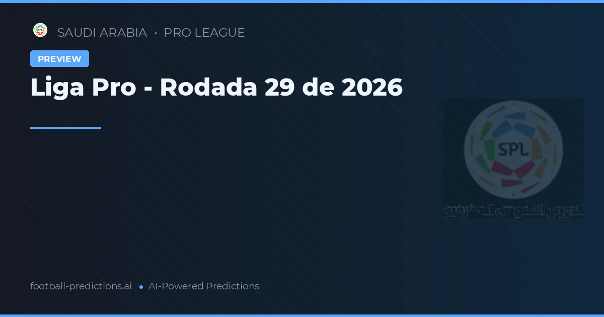 Liga Pro - Rodada 29 de 2026