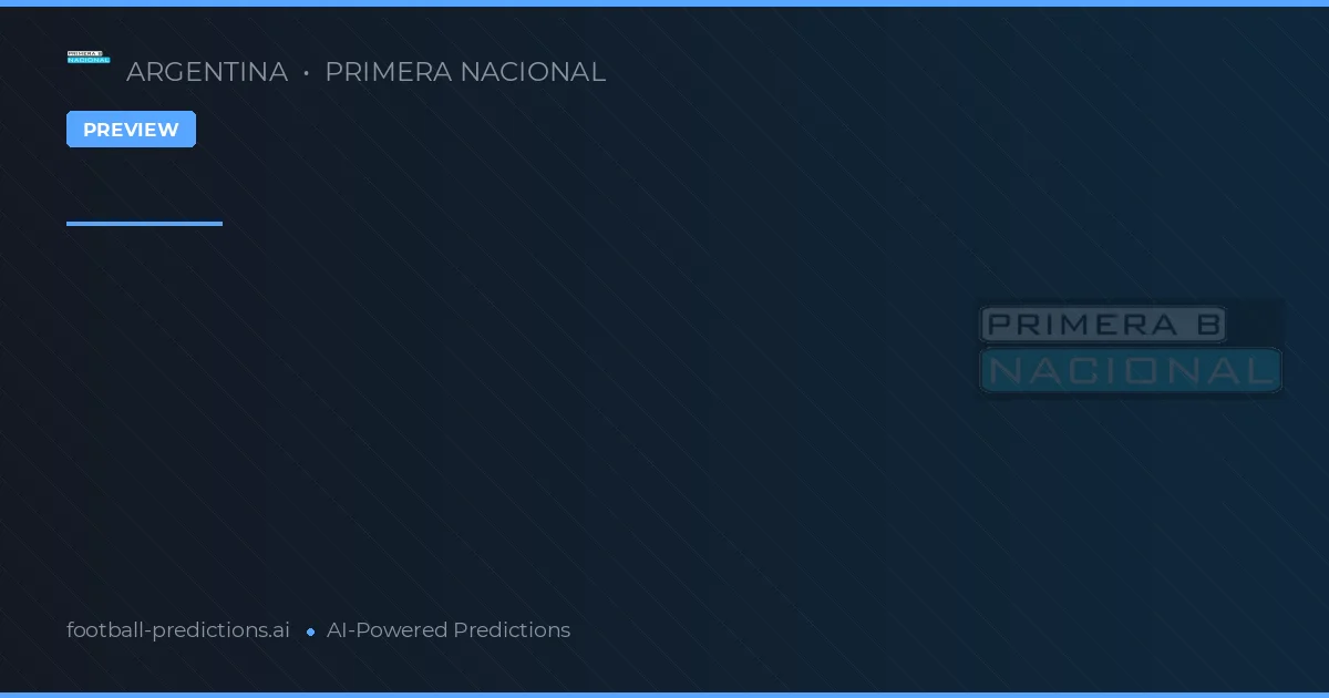Primera Nacional Matchday 5 Preview 2026