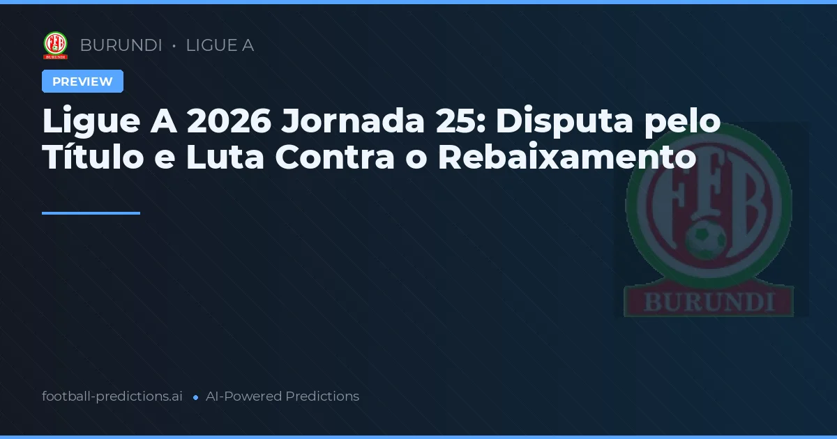 Ligue A 2026 Jornada 25: Disputa pelo Título e Luta Contra o Rebaixamento