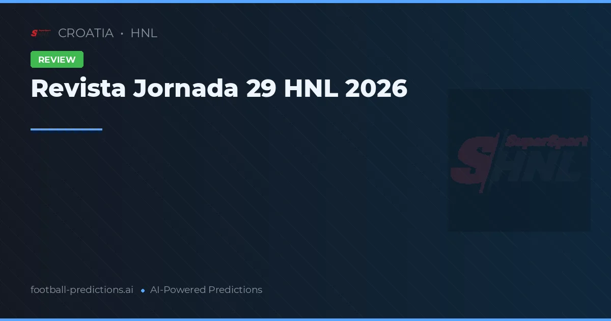 Revista Jornada 29 HNL 2026