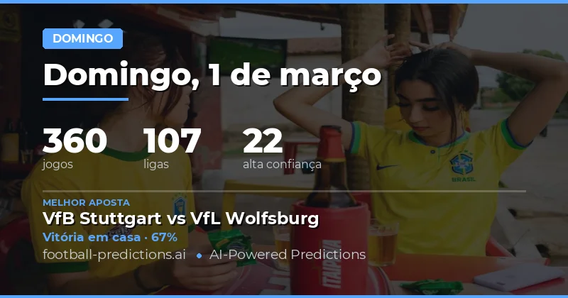 Previsões de Futebol 1 março 2026: Melhores Apostas e Análises