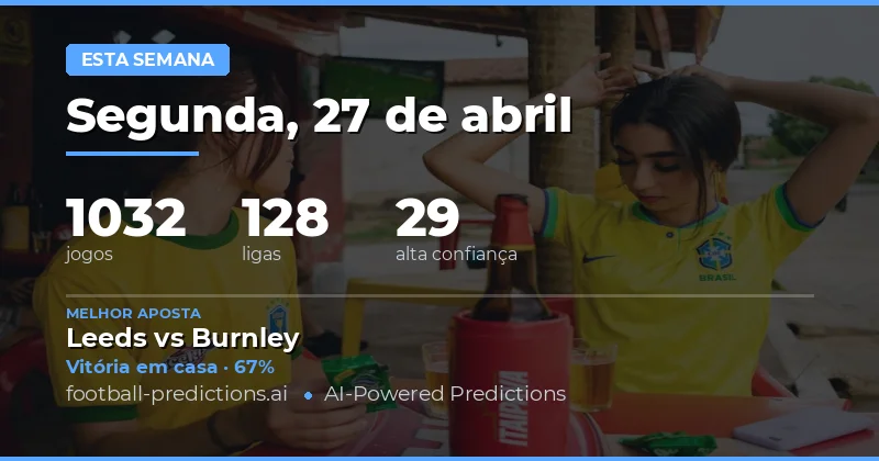 Análise Estatística das Partidas Desta Semana