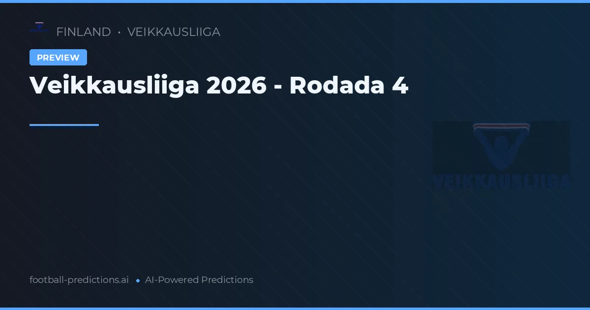 Veikkausliiga 2026 - Rodada 4