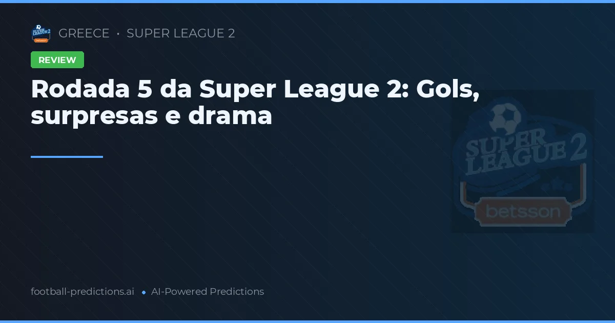 Empates, vitórias suadas e a tabela em movimento na rodada 5