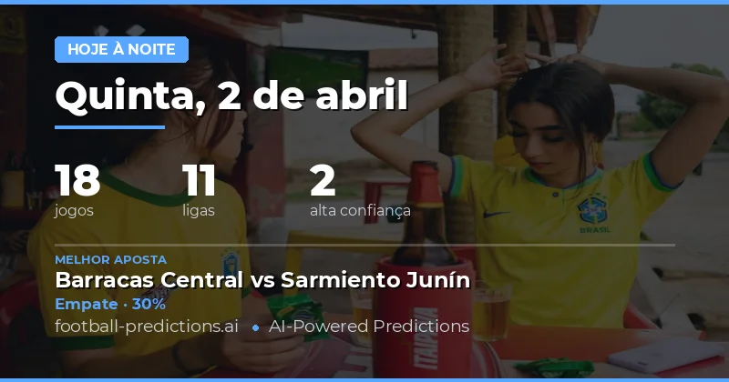 Predições para os Jogos de Hoje