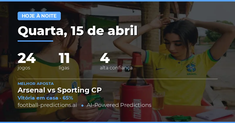 Predições para os Jogos de Hoje