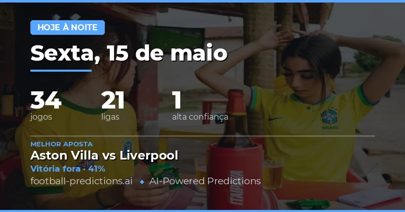 Análise Estatística dos Jogos de Hoje