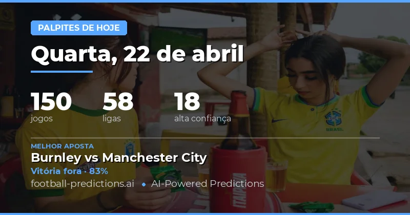 Jogos do dia 22 de abril: análise e previsões