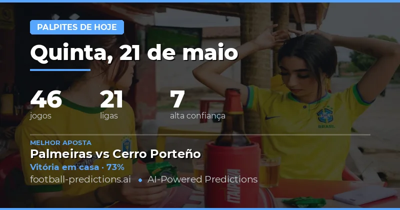 Análise Estatística das Partidas de Hoje