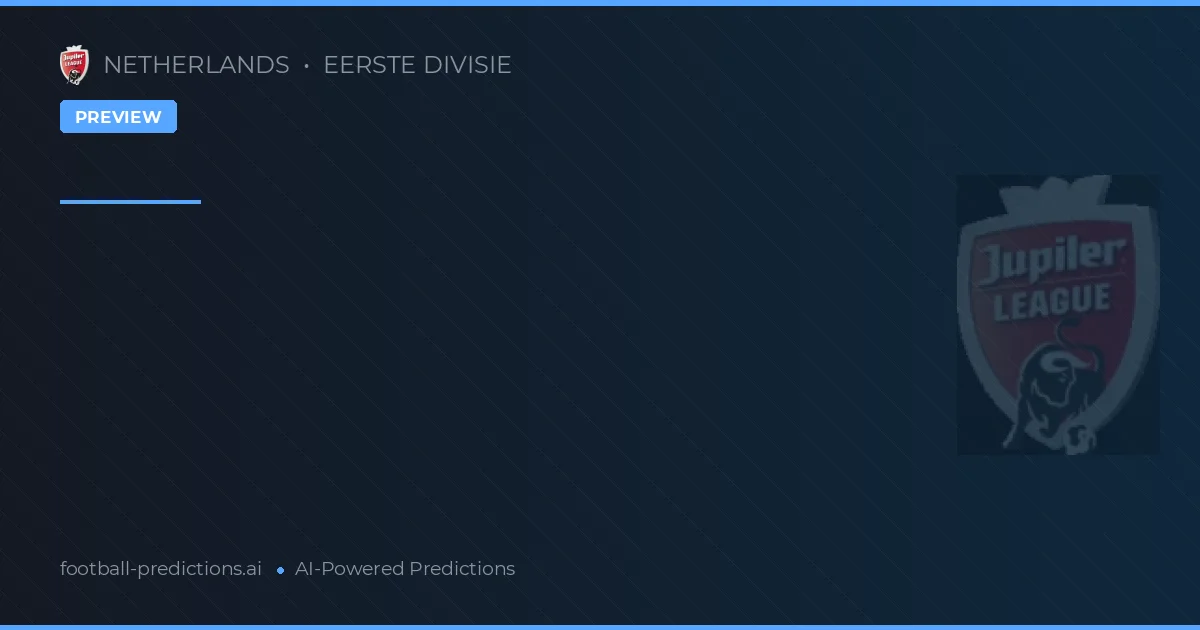 Prévia Tática do Campeonato Holandês