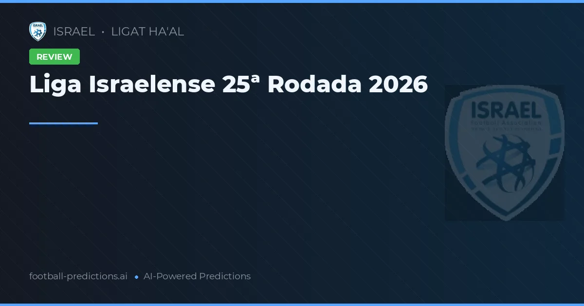 Liga Israelense 25ª Rodada 2026