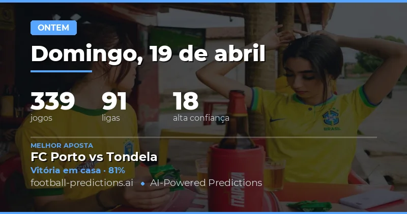 Resumo dos Resultados de Ontem