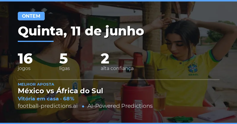 Quinta-Feira 11 de Junho: Revisão dos Palpites