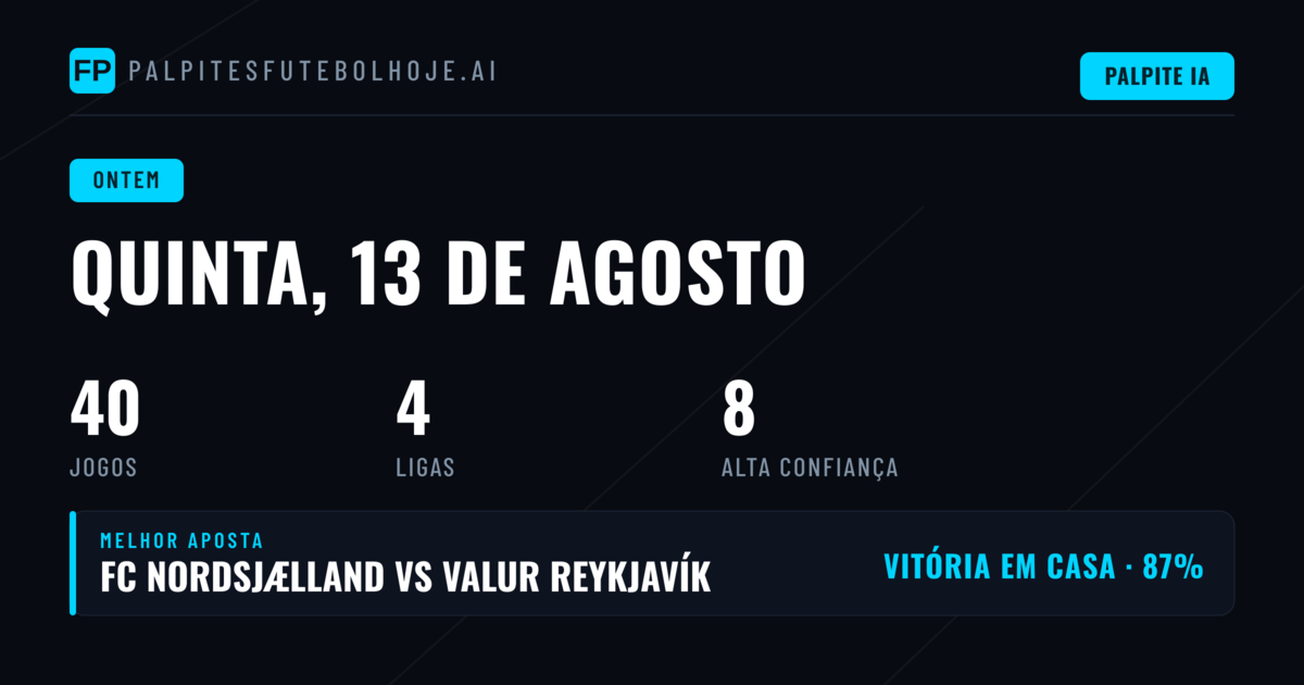 Quinta-feira de testes exigentes para os palpites