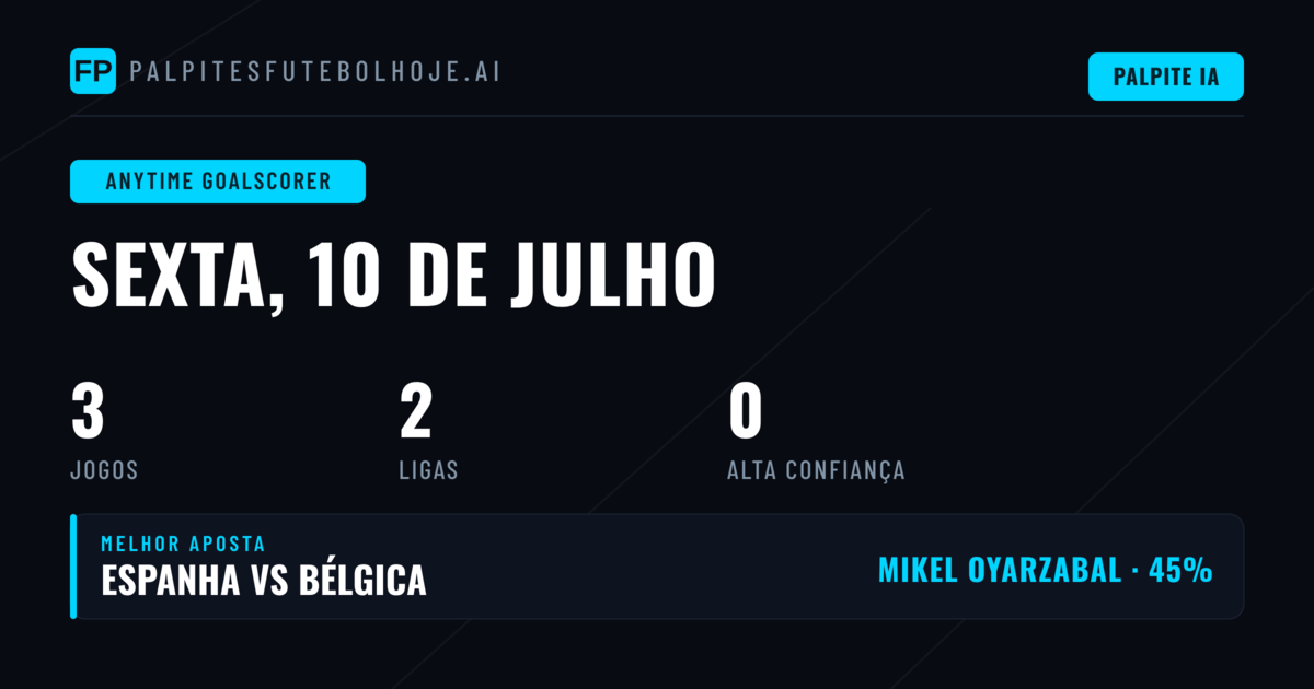 Introdução aos Prognósticos para Hoje