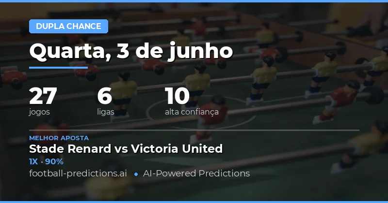 Introdução aos Prognósticos Double Chance