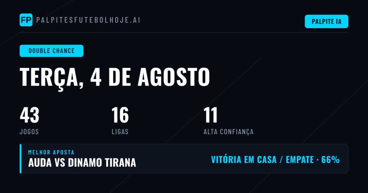 Top DC Picks para 4 Ago 2026