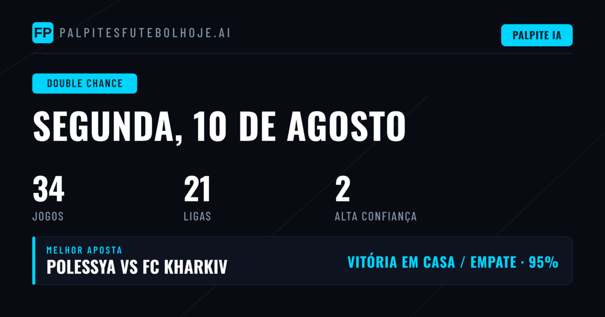 Melhores DC Picks para 10 Ago 2026
