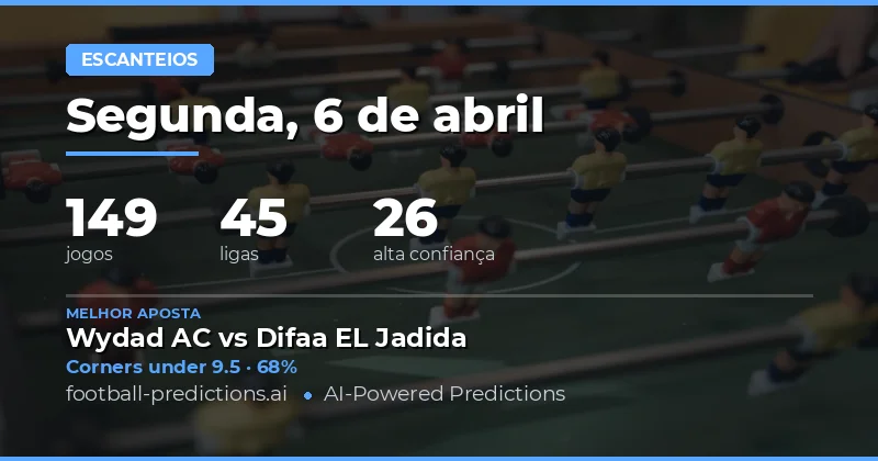 Análise Geral dos Jogos e Tendências de Canto