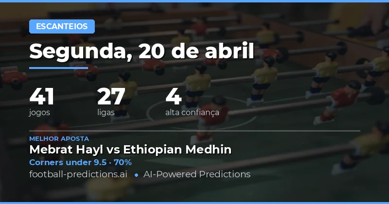 O Impacto dos Cantos nas Partidas do Dia 20 de Abril