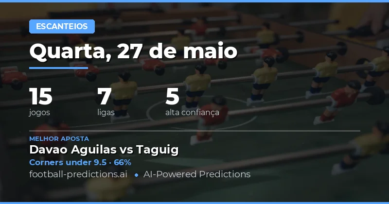 Análise de Mercado de Cantos para 27 May 2026