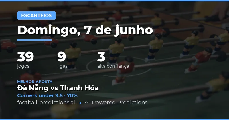 Introdução aos Palpites de Escanteios para Hoje