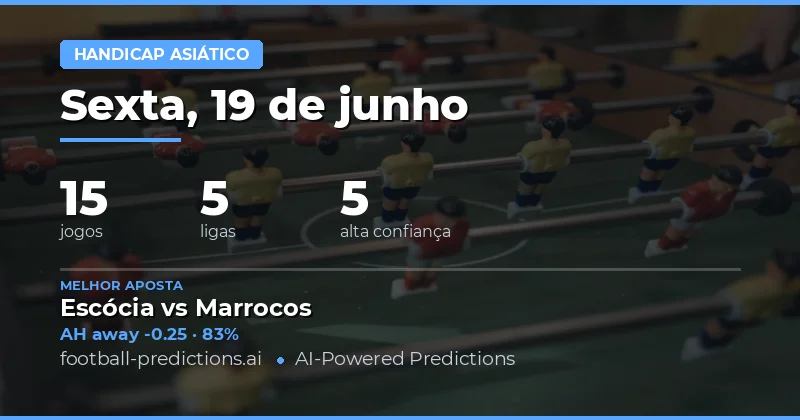 Top AH Picks para 19 Jun 2026