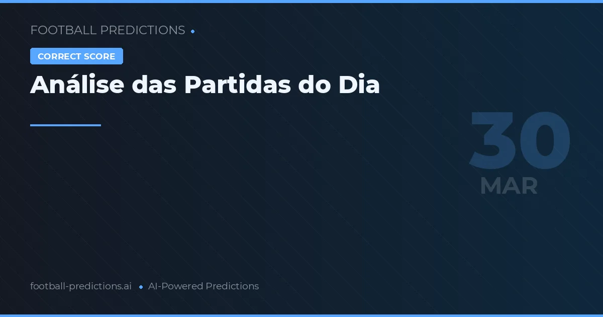 Análise das Partidas do Dia