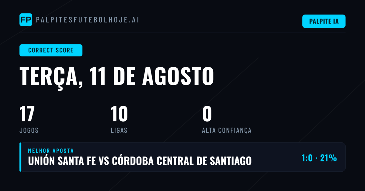 Introdução às Previsões de Placar Exato