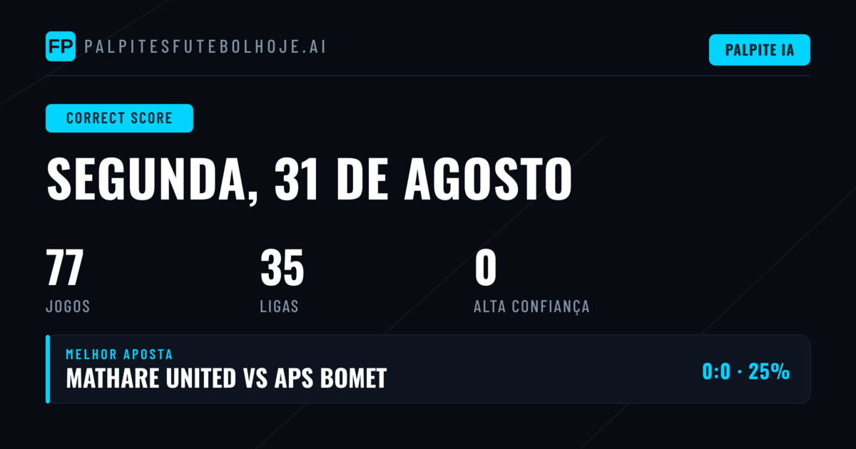 Antevisão das Previsões de Resultados Exatos