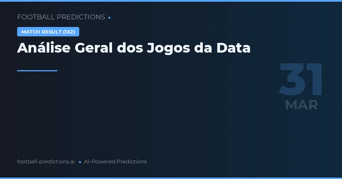 Análise Geral dos Jogos da Data