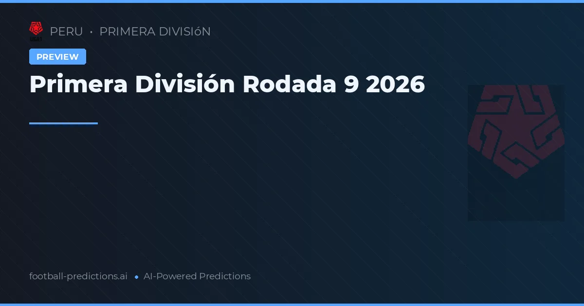 Primera División Rodada 9 2026