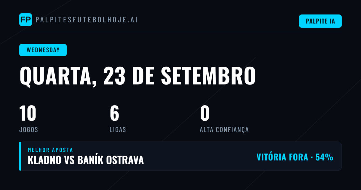 Quarta-feira de Futebol Internacional e Competições Secundárias