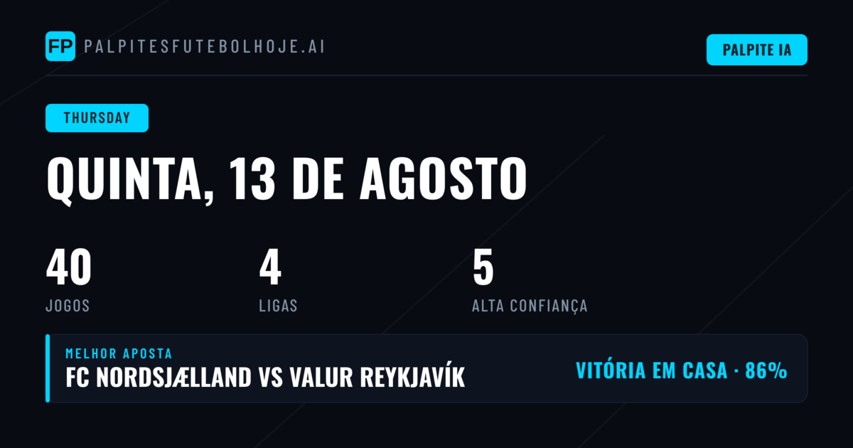 Análise das Apostas de Quinta-feira