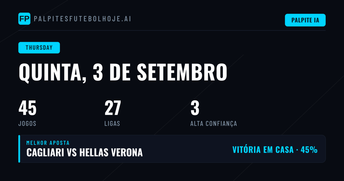 Análise das Melhores Apostas para Quinta-Feira