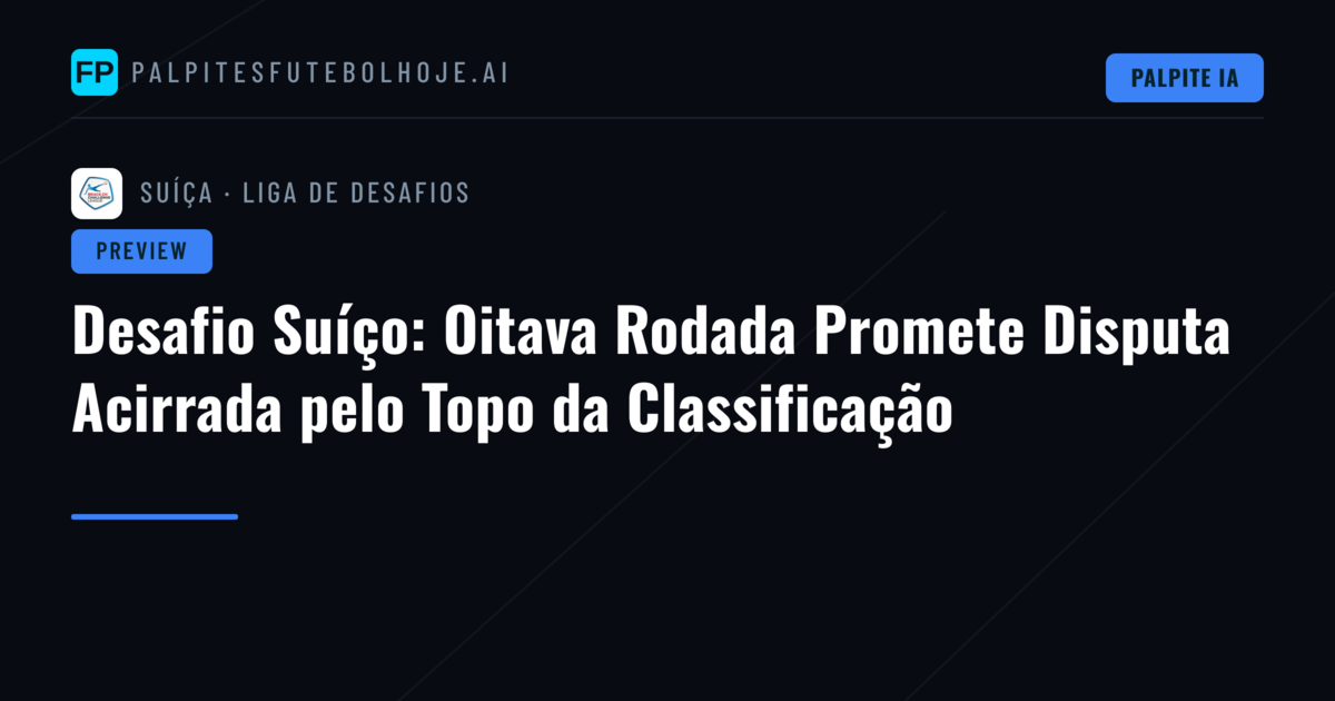 Desafio Suíço: Oitava Rodada Promete Disputa Acirrada pelo Topo da Classificação