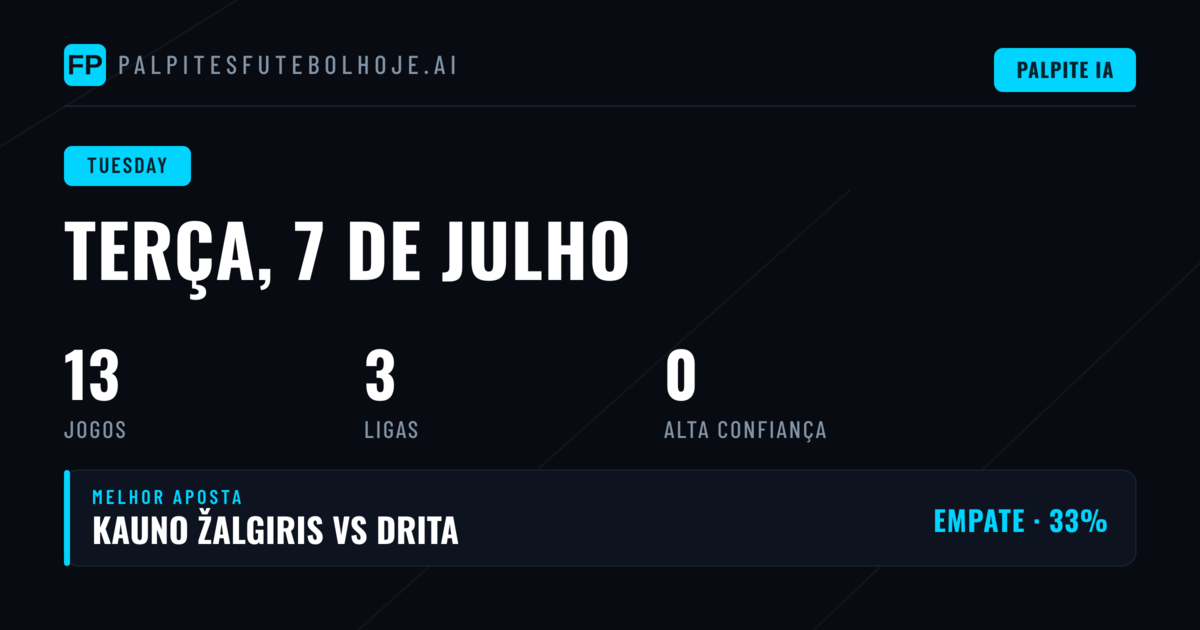 Análise da Temporada de Terça-feira: Padrões e Probabilidades
