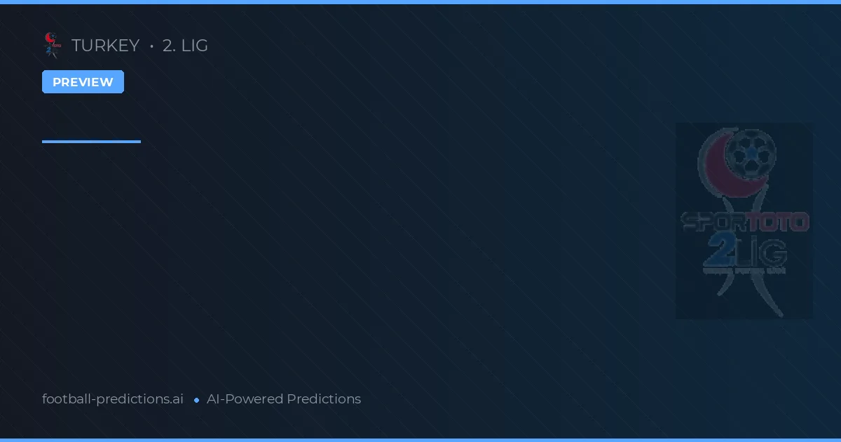 2. Lig Matchday 28 Preview 2026