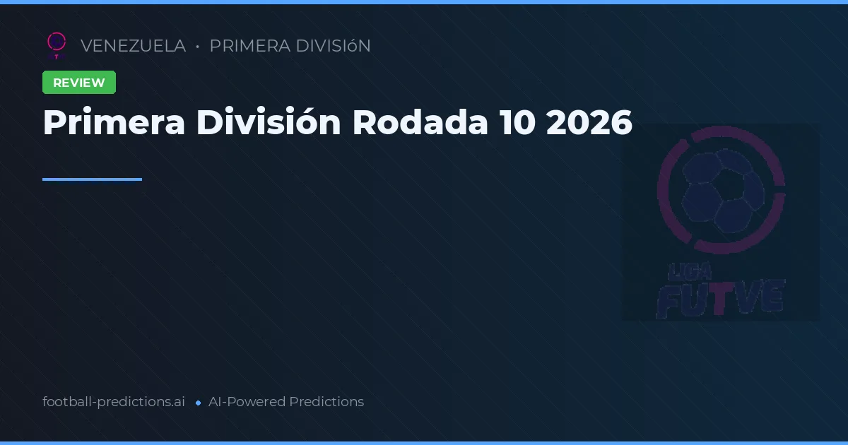 Primera División Rodada 10 2026