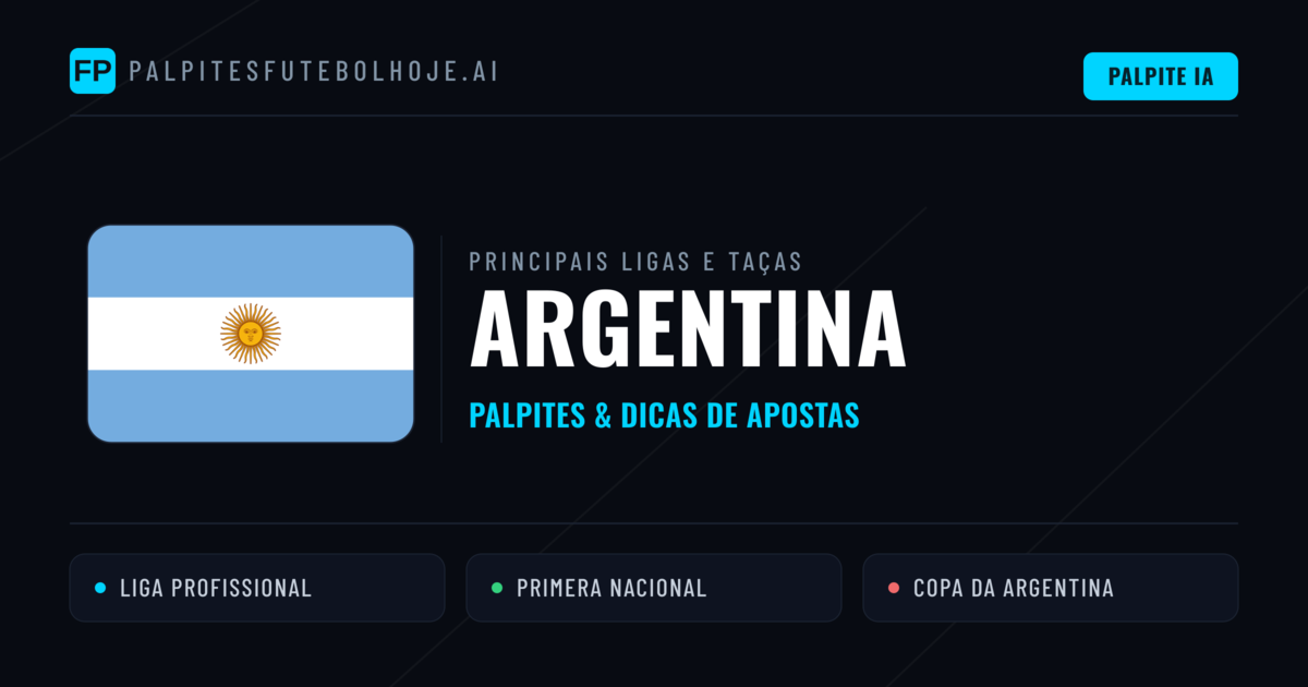 Palpites de Argentina e Prognósticos de Hoje